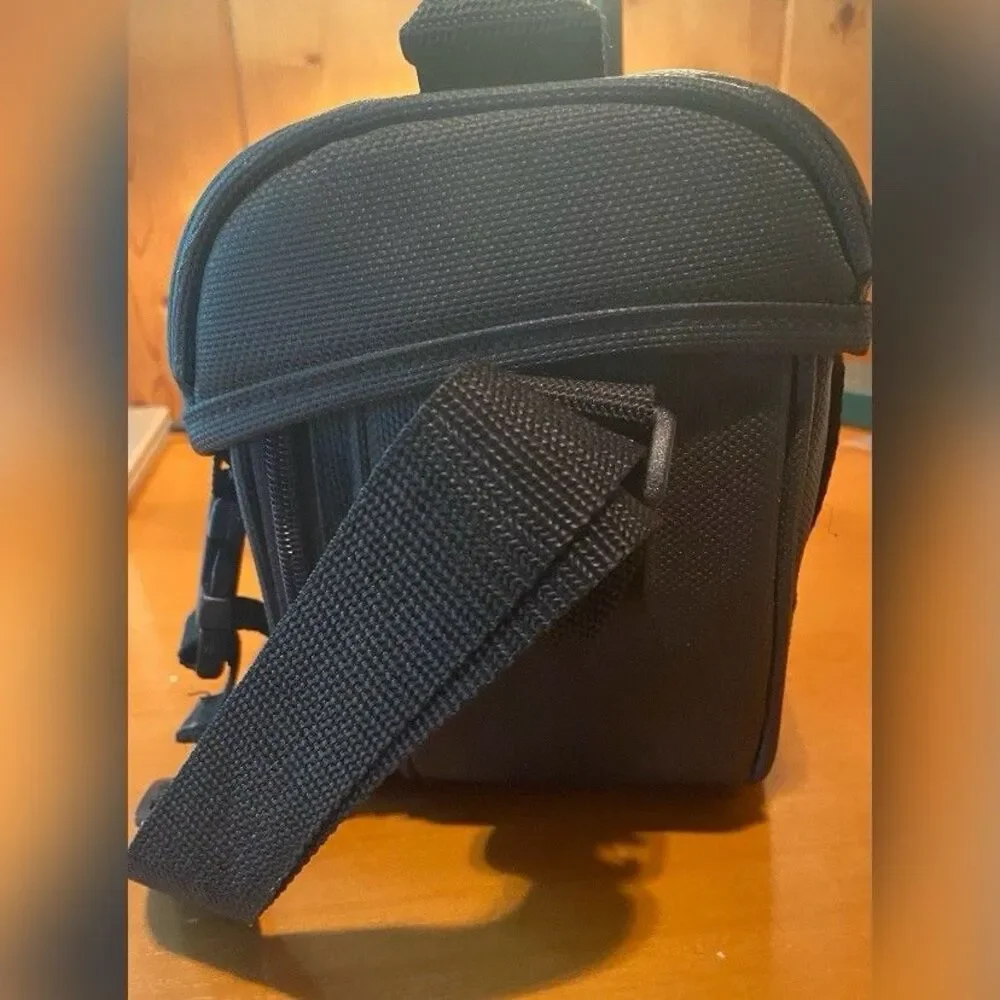Ambico Camera Case Black Canvas Straps 7x7”